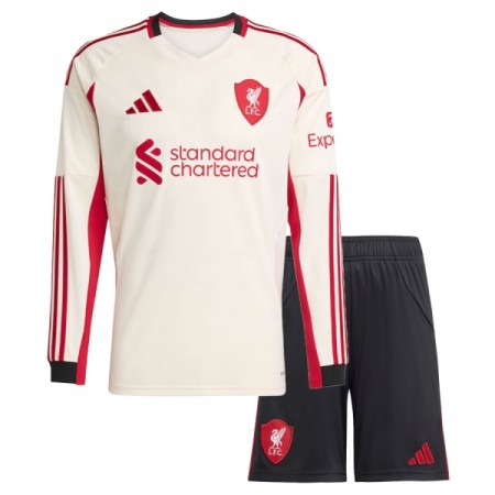 Liverpool Børn Udebane 2025-26 - Fodboldtrøjer (L/S)